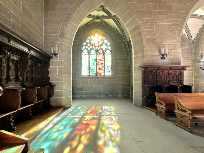 ref,Kirche Bugdorf Geburtstagskarte 2026 Seitenfenster der Stadtkirche Burgdorf