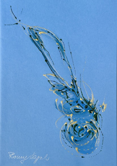 Karte handgemalt RK