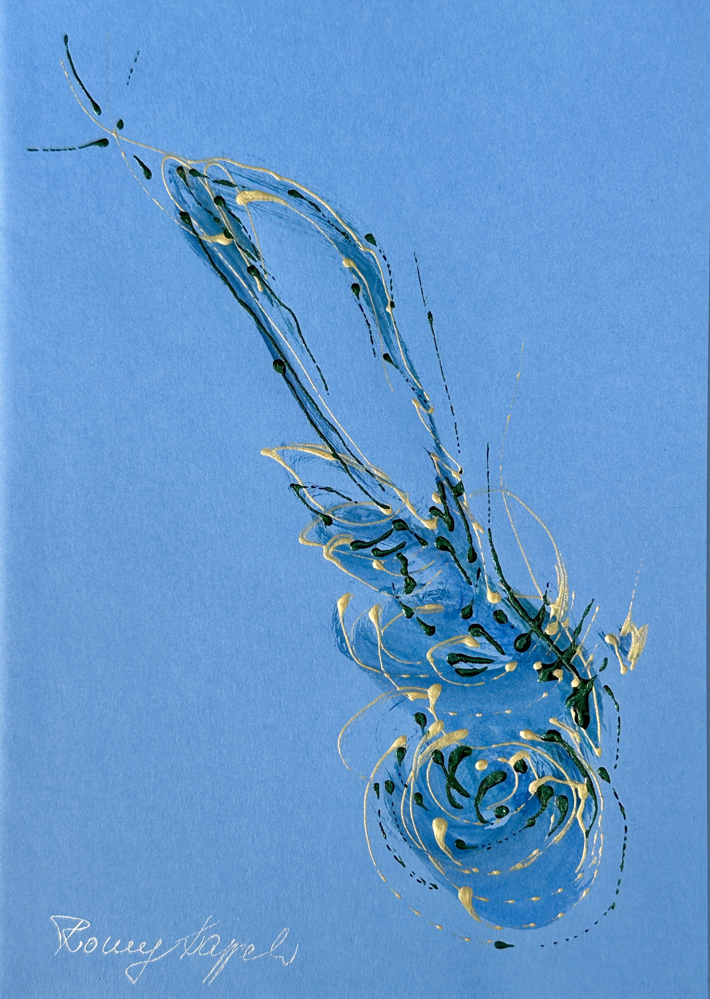 Karte handgemalt RK